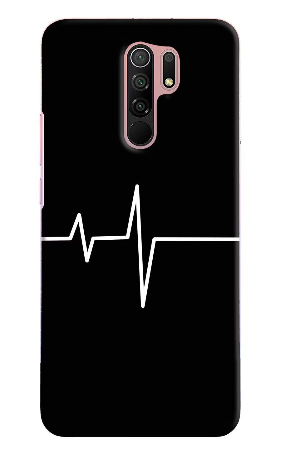 Heart Beats Redmi 9 Prime/Poco M2/M2 reloaded Back Cover, Hard case