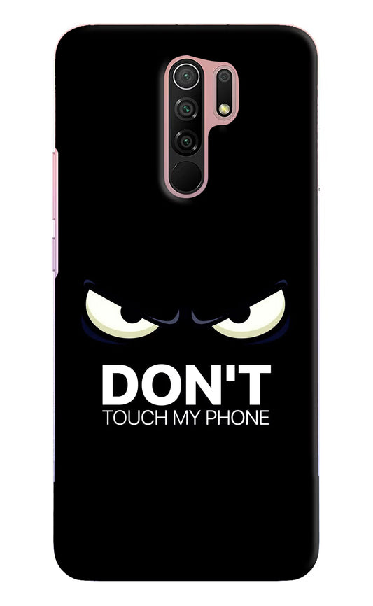 Don'T Touch My Phone Redmi 9 Prime/Poco M2/M2 reloaded Hard Case Back Cover by Casekaro