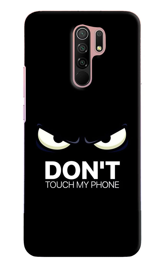 Don'T Touch My Phone Redmi 9 Prime/Poco M2/M2 reloaded Hard Case Back Cover by Casekaro