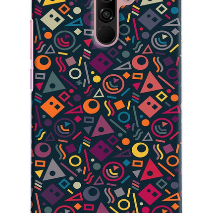 Geometric Abstract Redmi 9 Prime/Poco M2/M2 reloaded Hard Case Back Cover by Casekaro