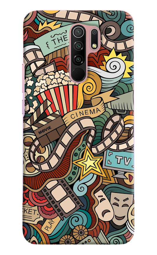 Cinema Abstract Redmi 9 Prime/Poco M2/M2 reloaded Hard Case Back Cover by Casekaro