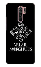 Valar Morghulis | Game Of Thrones Redmi 9 Prime/Poco M2/M2 reloaded Hard Case Back Cover by Casekaro