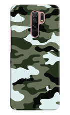 Camouflage Redmi 9 Prime/Poco M2/M2 reloaded Hard Case Back Cover by Casekaro