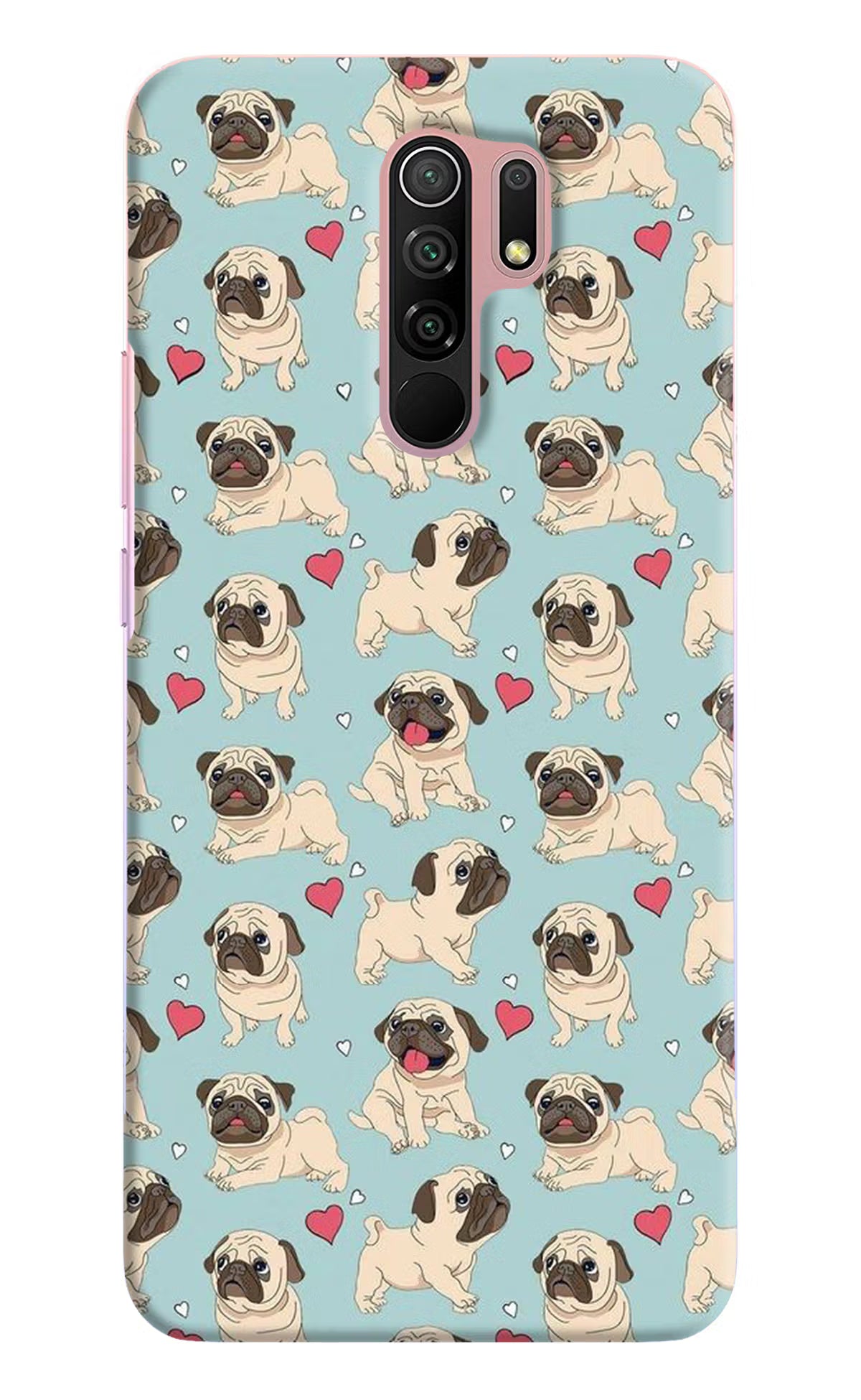 Pug Dog Redmi 9 Prime/Poco M2/M2 reloaded Hard Case Back Cover by Casekaro