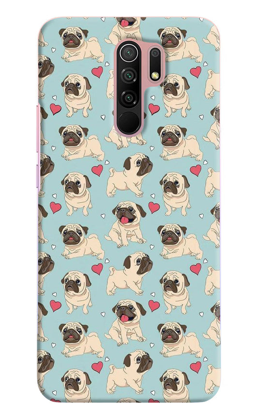 Pug Dog Redmi 9 Prime/Poco M2/M2 reloaded Hard Case Back Cover by Casekaro