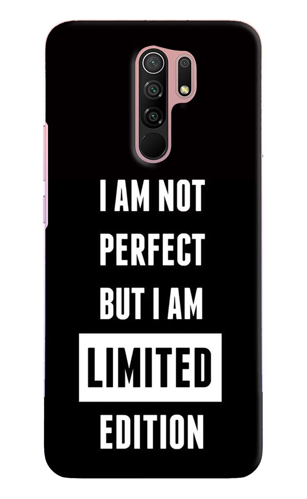 I Am Not Perfect But I Am Limited Edition Redmi 9 Prime/Poco M2/M2 reloaded Hard Case Back Cover by Casekaro