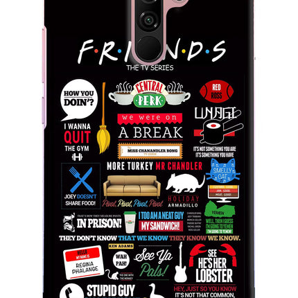 FRIENDS Redmi 9 Prime/Poco M2/M2 reloaded Hard Case Back Cover by Casekaro