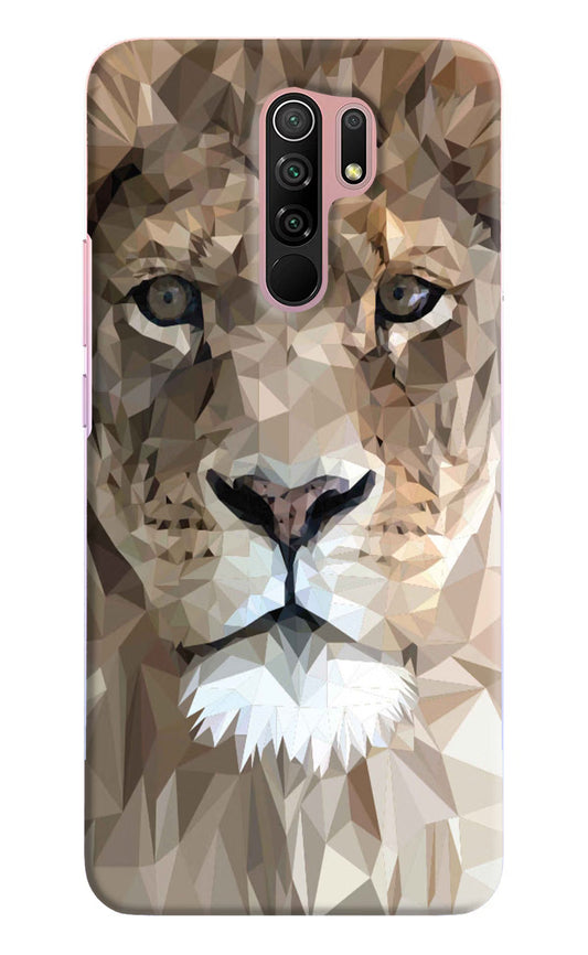 Lion Art Redmi 9 Prime/Poco M2/M2 reloaded Hard Case Back Cover by Casekaro