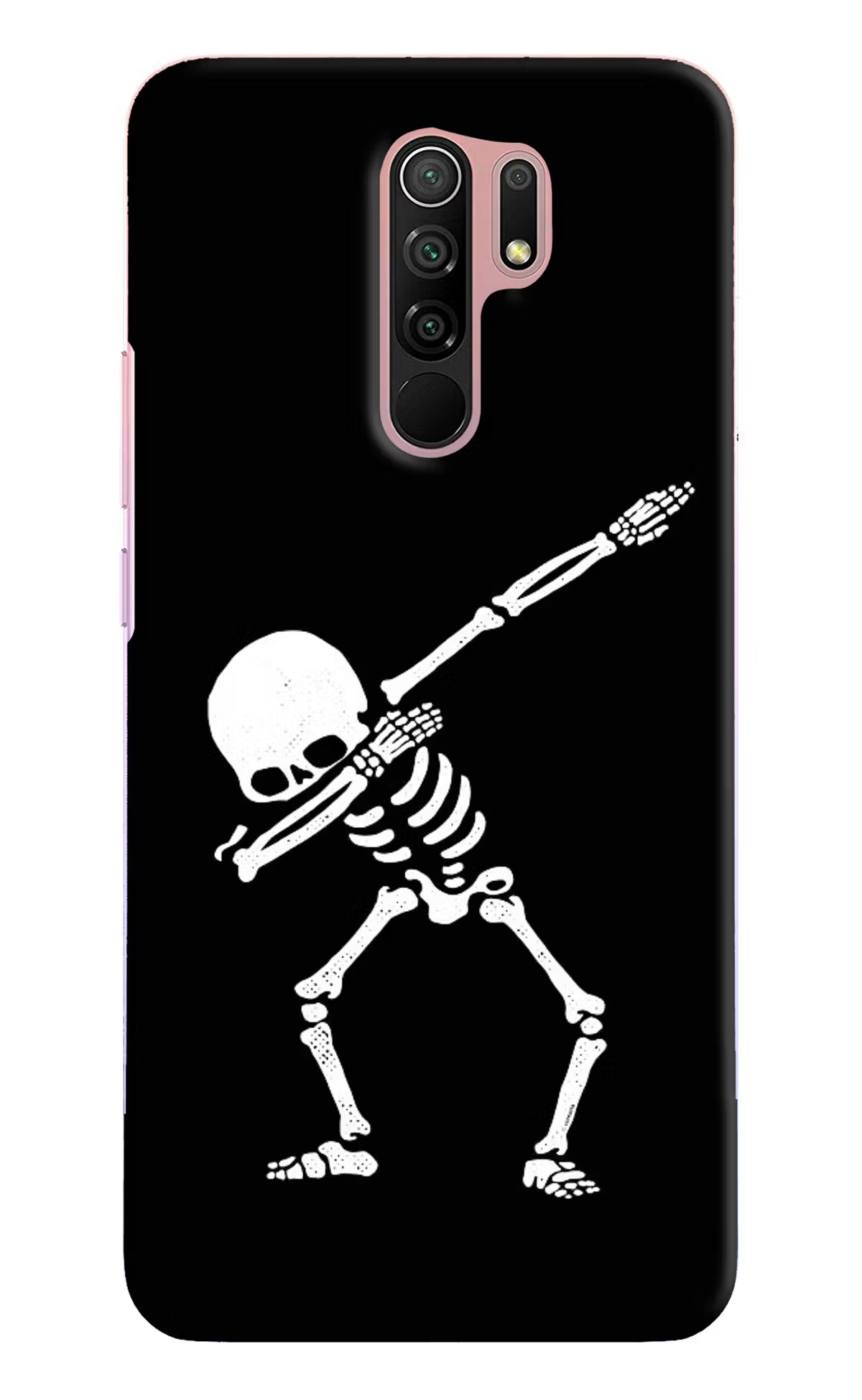 Dabbing Skeleton Art Redmi 9 Prime/Poco M2/M2 reloaded Hard Case Back Cover by Casekaro