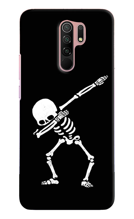 Dabbing Skeleton Art Redmi 9 Prime/Poco M2/M2 reloaded Hard Case Back Cover by Casekaro