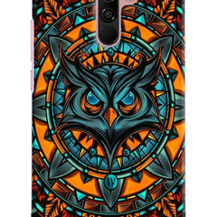 Angry Owl Art Redmi 9 Prime/Poco M2/M2 reloaded Hard Case Back Cover by Casekaro