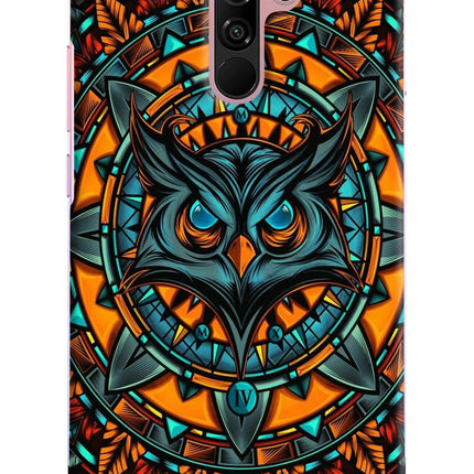 Angry Owl Art Redmi 9 Prime/Poco M2/M2 reloaded Hard Case Back Cover by Casekaro