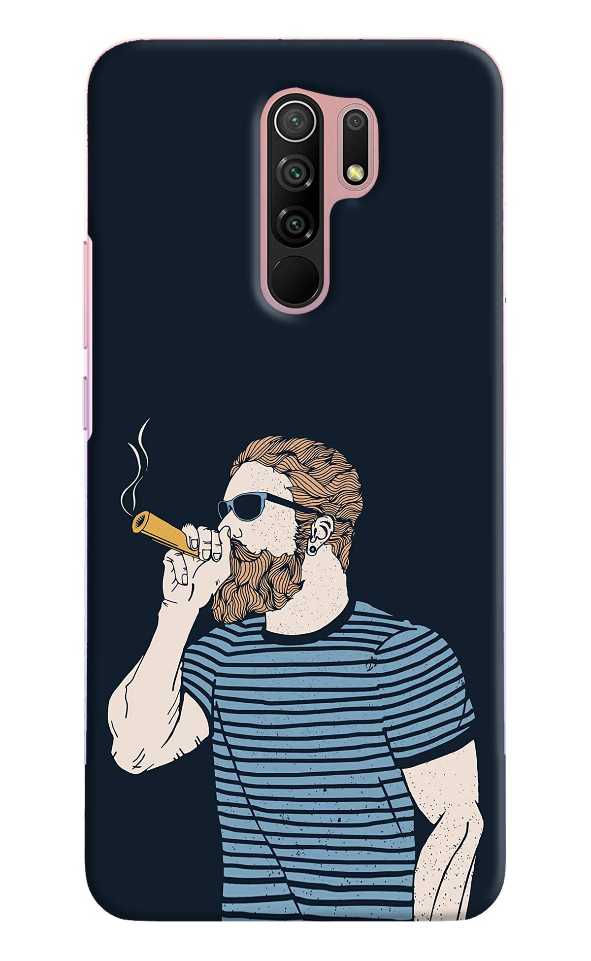 Smoking Redmi 9 Prime/Poco M2/M2 reloaded Hard Case Back Cover by Casekaro