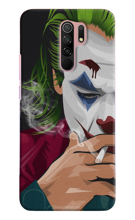 Joker Smoking Redmi 9 Prime/Poco M2/M2 reloaded Hard Case Back Cover by Casekaro