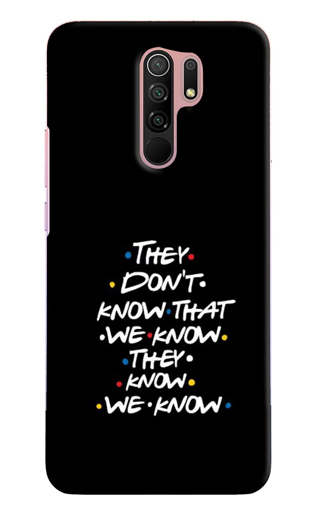 FRIENDS Dialogue Redmi 9 Prime/Poco M2/M2 reloaded Hard Case Back Cover by Casekaro