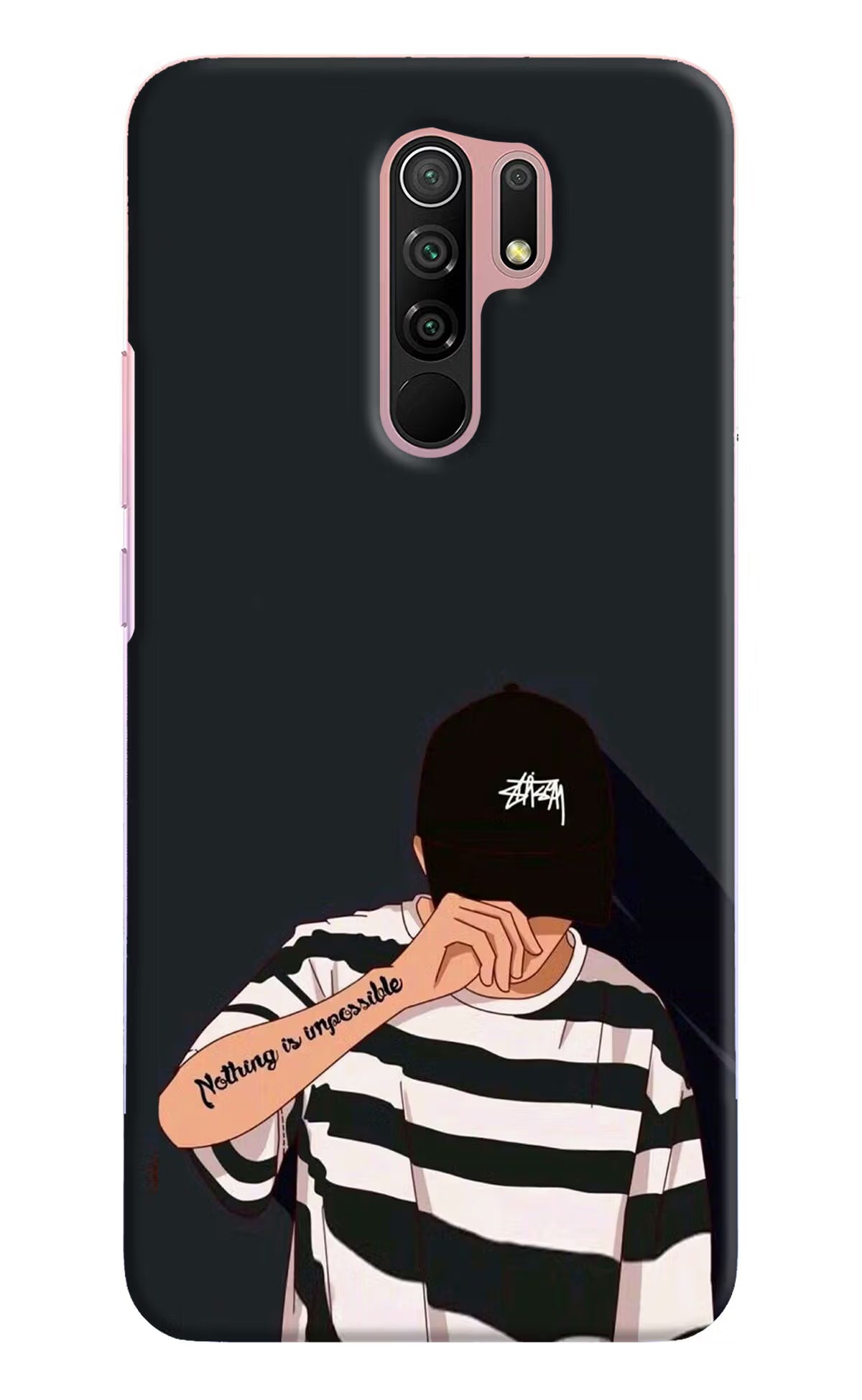 Aesthetic Boy Redmi 9 Prime/Poco M2/M2 reloaded Hard Case Back Cover by Casekaro