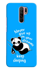 Keep Sleeping Redmi 9 Prime/Poco M2/M2 reloaded Hard Case Back Cover by Casekaro