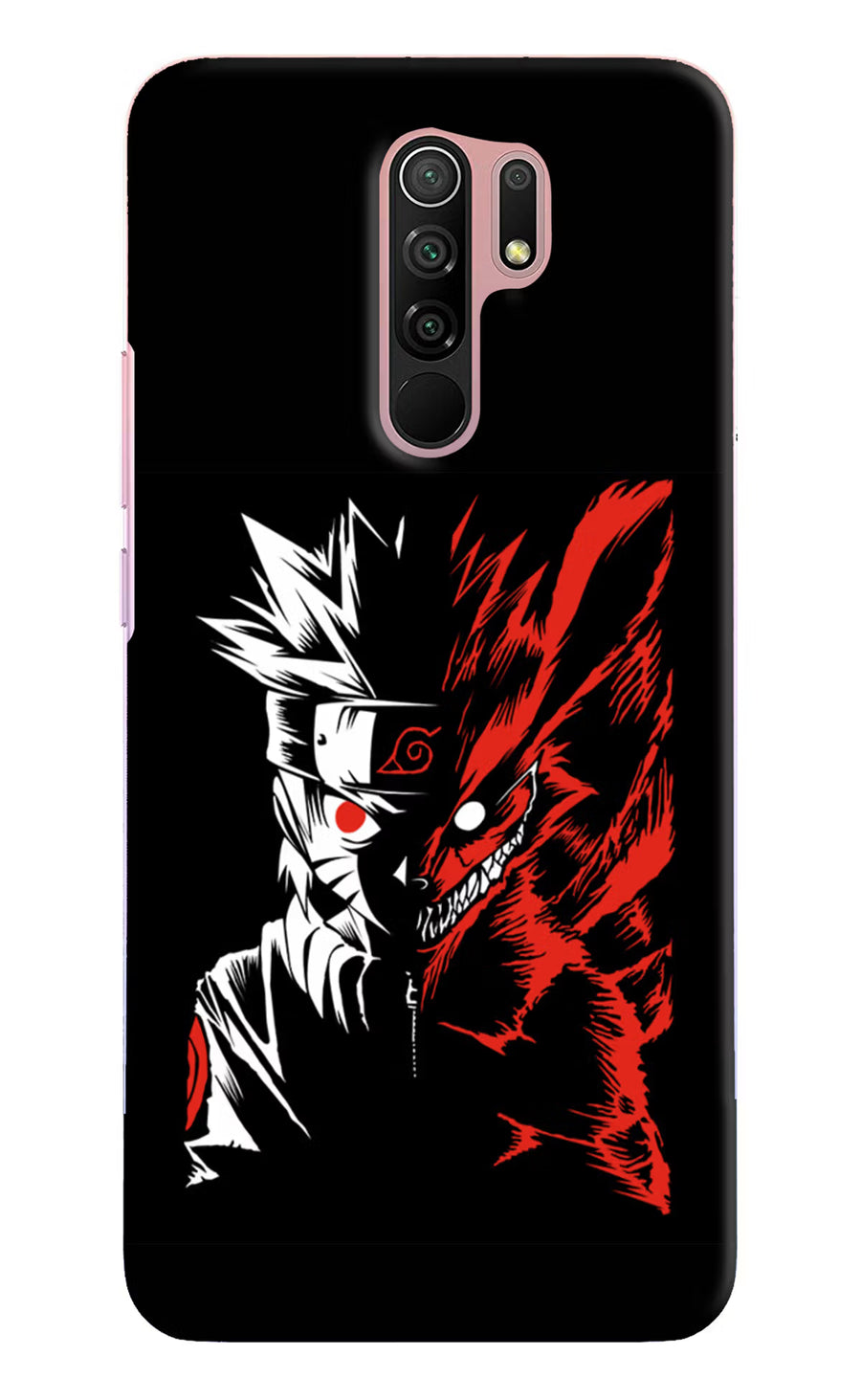 Naruto Two Face Redmi 9 Prime/Poco M2/M2 reloaded Back Cover, Hard case