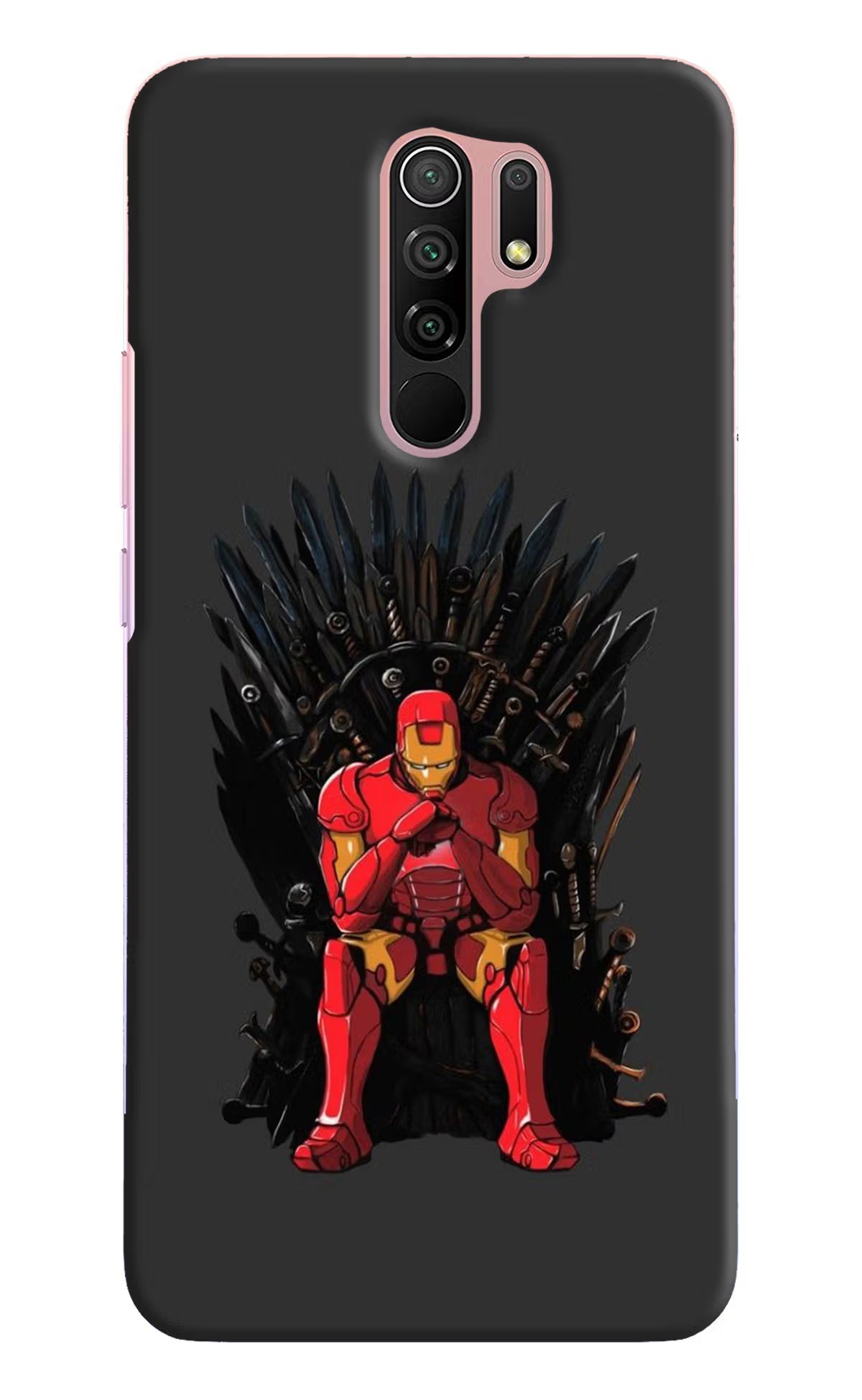 Ironman Throne Redmi 9 Prime/Poco M2/M2 reloaded Hard Case Back Cover by Casekaro