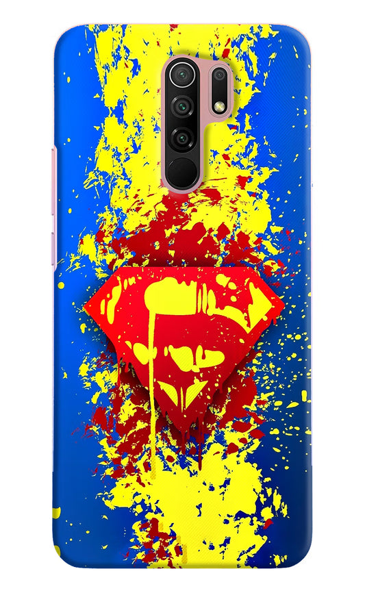 Superman logo Redmi 9 Prime/Poco M2/M2 reloaded Hard Case Back Cover by Casekaro