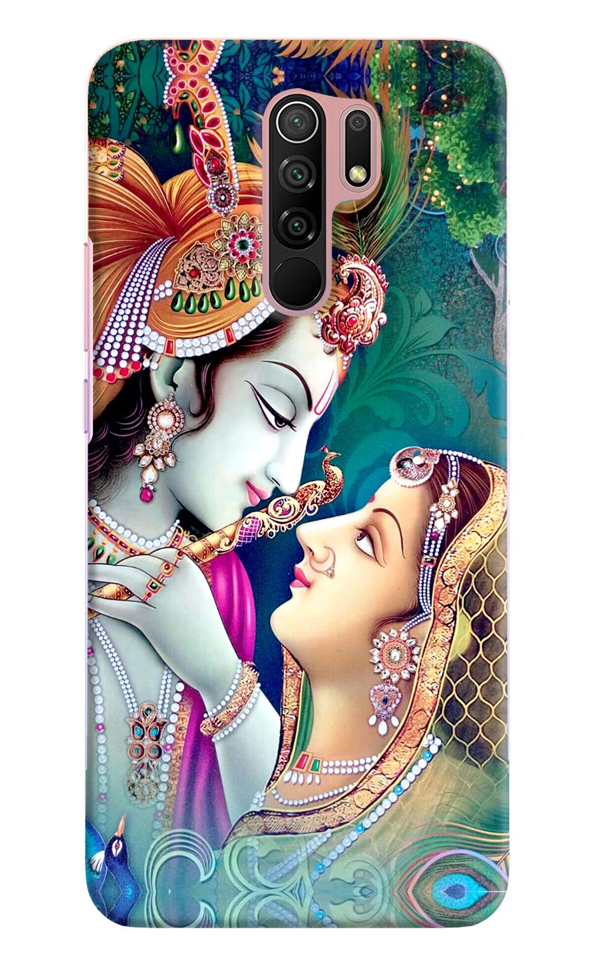 Lord Radha Krishna Redmi 9 Prime/Poco M2/M2 reloaded Hard Case Back Cover by Casekaro