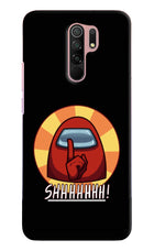 Among Us Shhh! Redmi 9 Prime/Poco M2/M2 reloaded Hard Case Back Cover by Casekaro