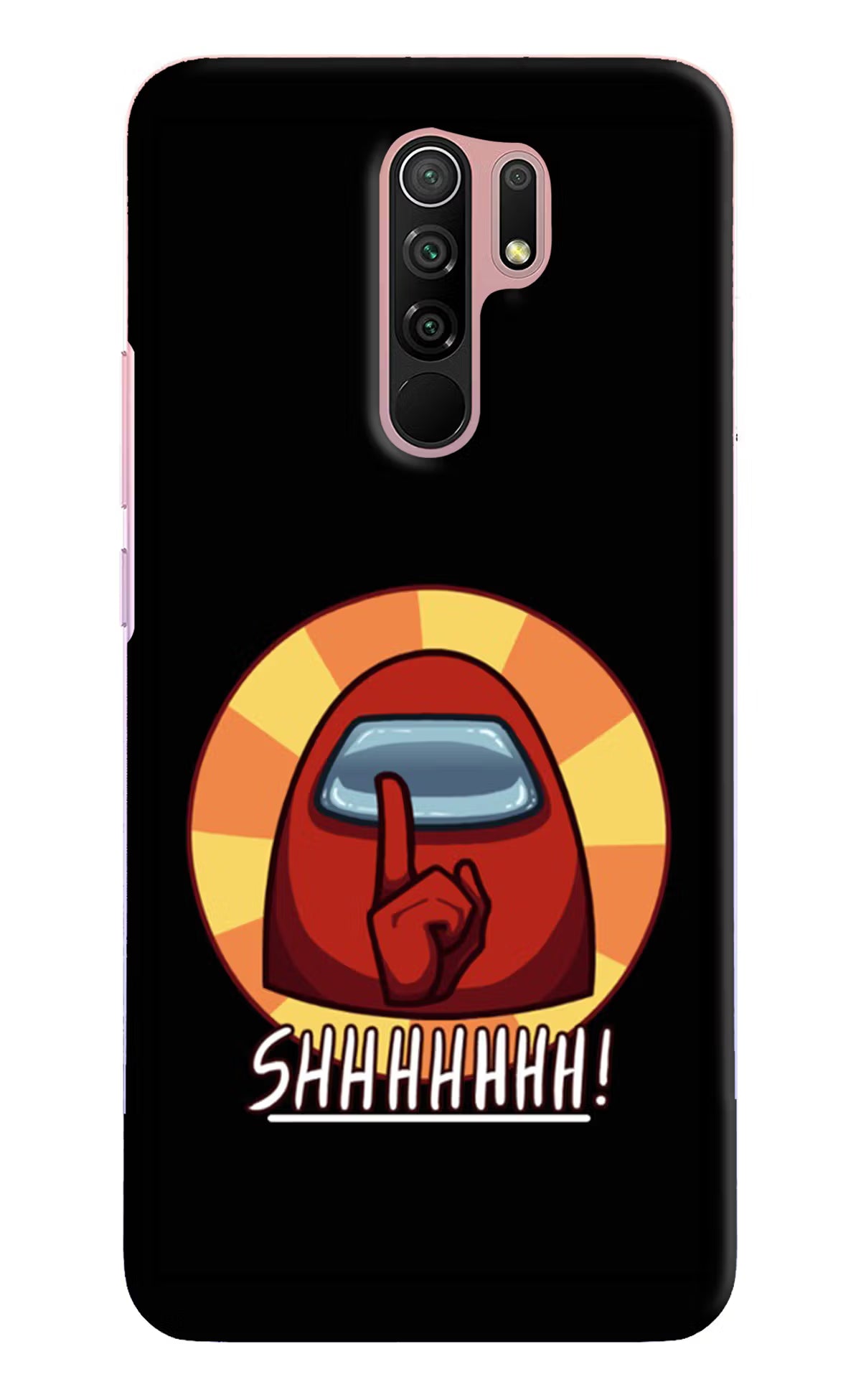 Among Us Shhh! Redmi 9 Prime/Poco M2/M2 reloaded Hard Case Back Cover by Casekaro