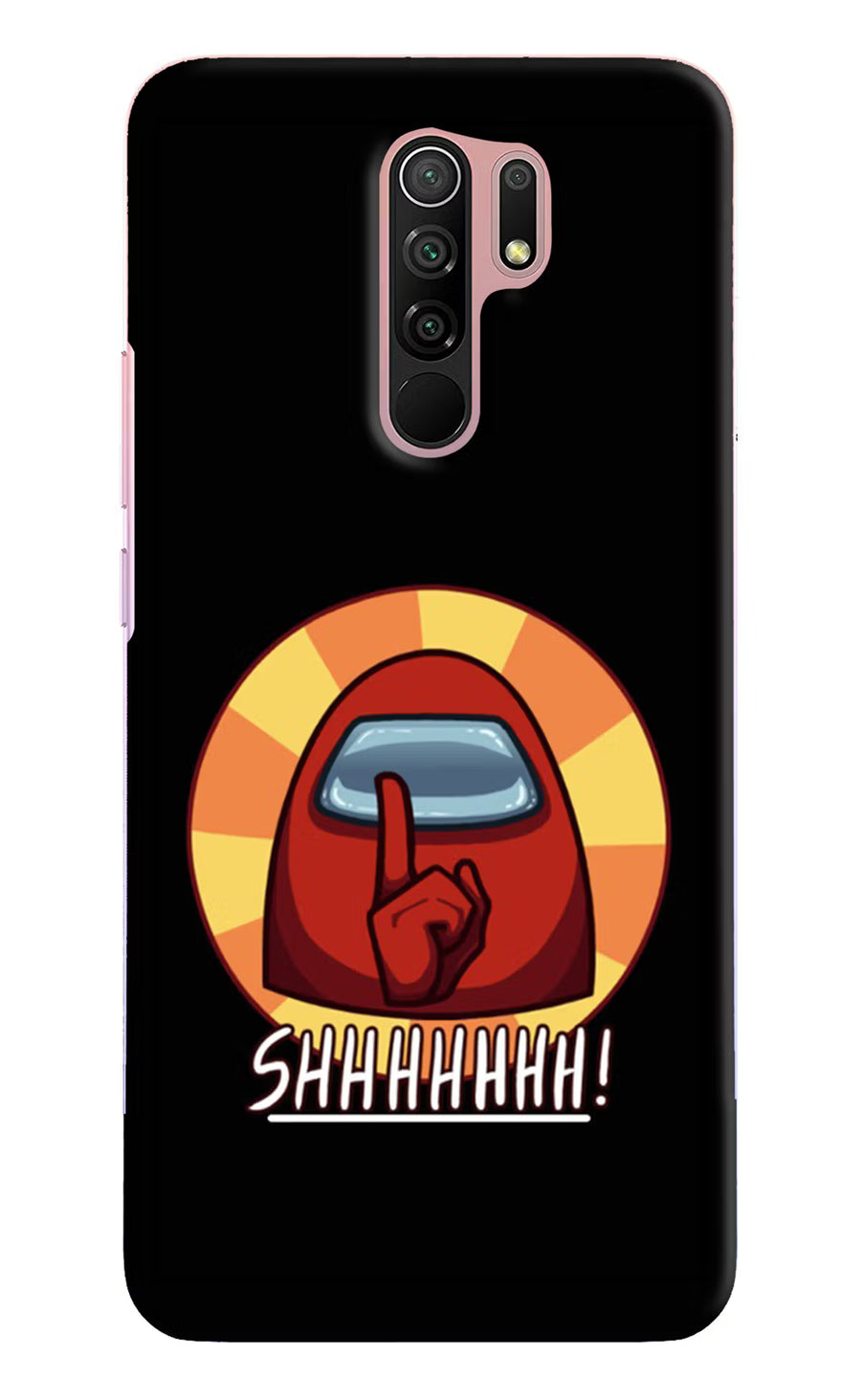 Among Us Shhh! Redmi 9 Prime/Poco M2/M2 reloaded Back Cover, Hard case