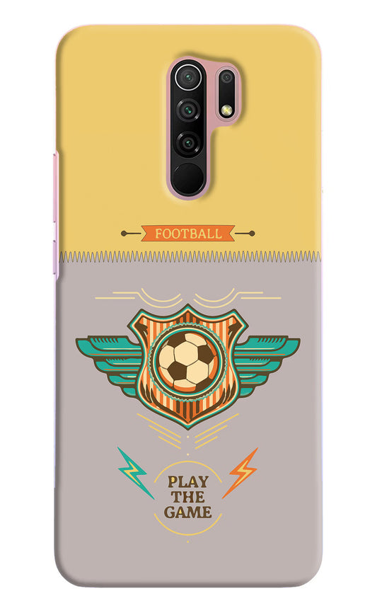 Football Redmi 9 Prime/Poco M2/M2 reloaded Hard Case Back Cover by Casekaro