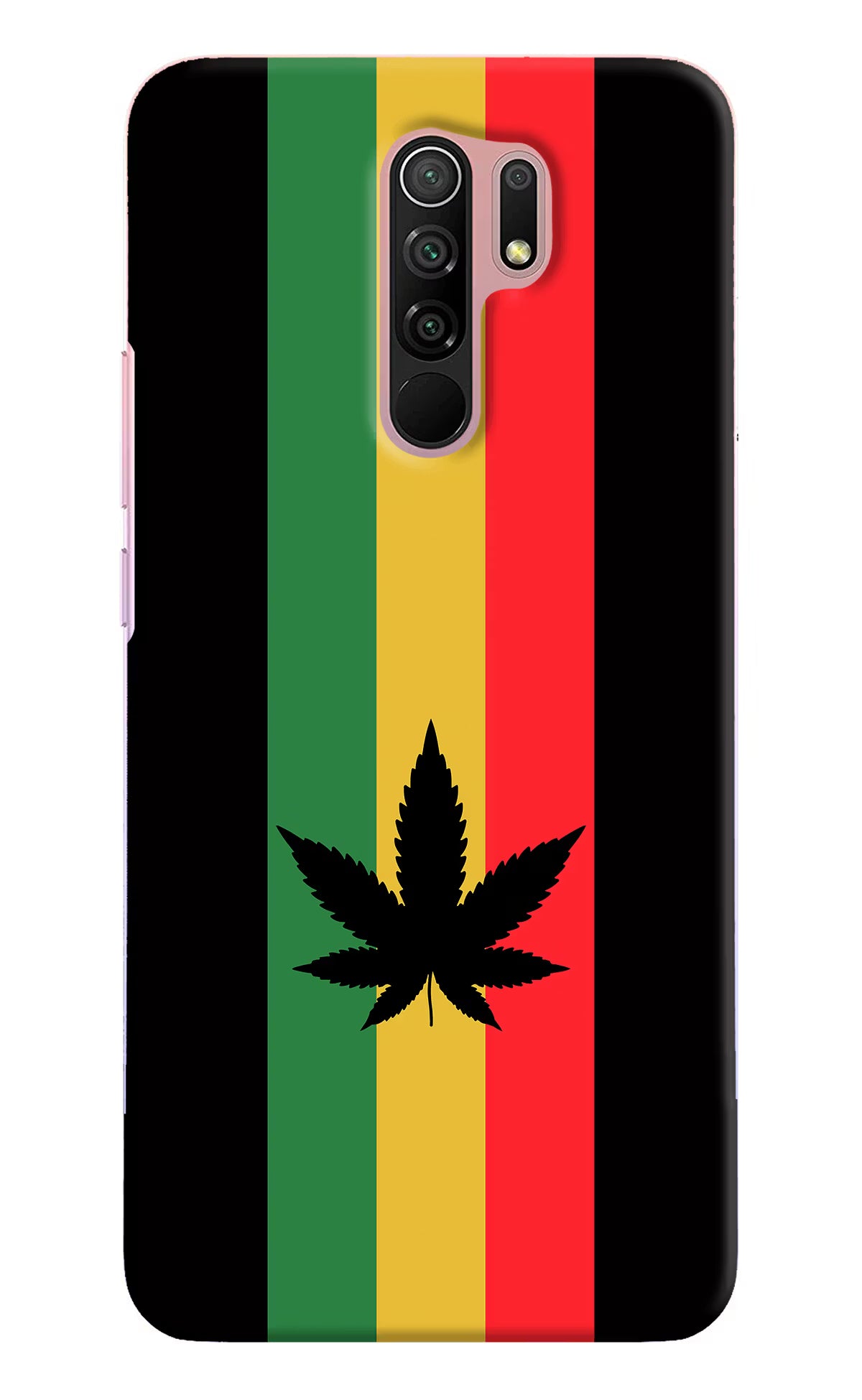 Weed Flag Redmi 9 Prime/Poco M2/M2 reloaded Hard Case Back Cover by Casekaro