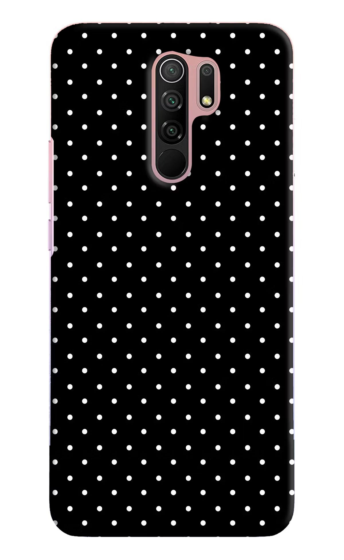 White Dots Redmi 9 Prime/Poco M2/M2 reloaded Hard Case Back Cover by Casekaro