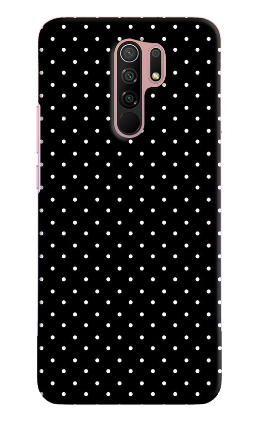 White Dots Redmi 9 Prime/Poco M2/M2 reloaded Hard Case Back Cover by Casekaro