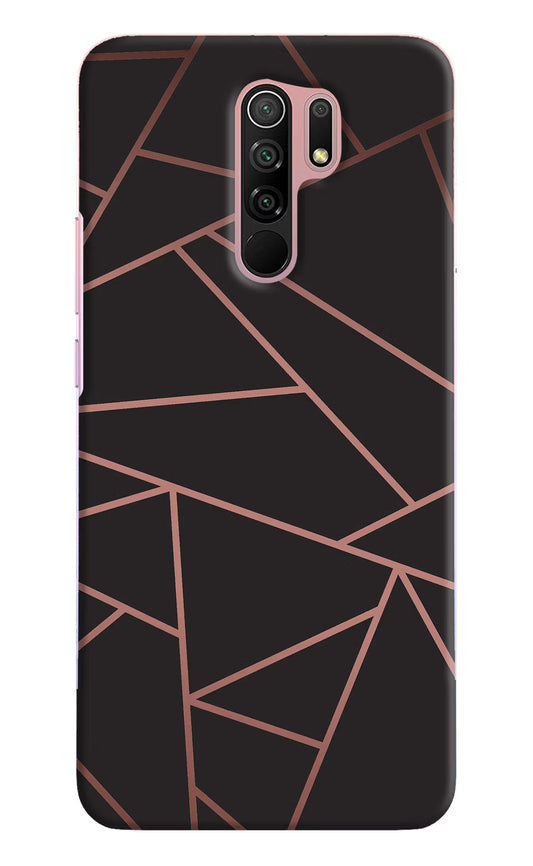 Geometric Pattern Redmi 9 Prime/Poco M2/M2 reloaded Hard Case Back Cover by Casekaro