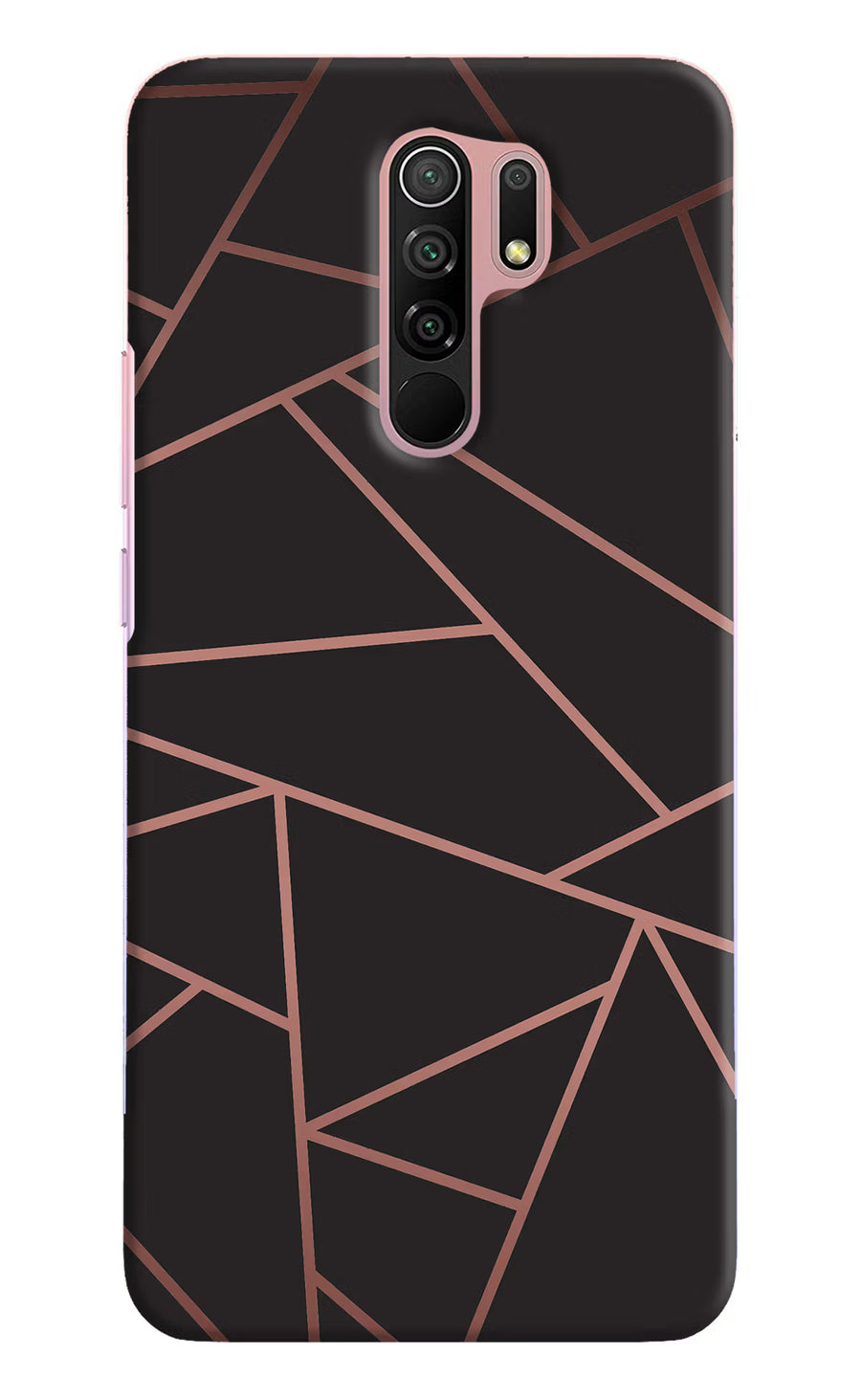 Geometric Pattern Redmi 9 Prime/Poco M2/M2 reloaded Back Cover, Hard case