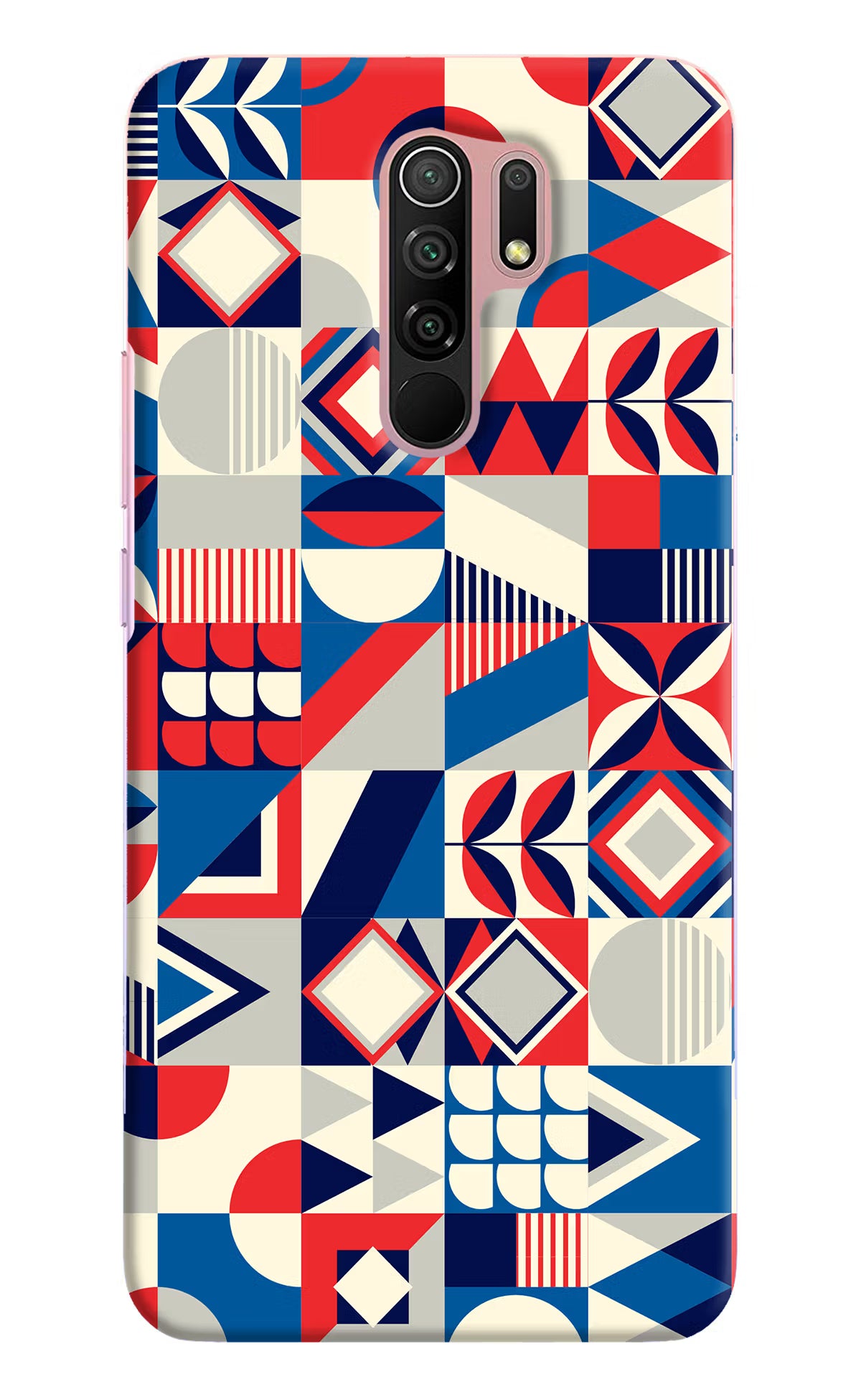 Colorful Pattern Redmi 9 Prime/Poco M2/M2 reloaded Hard Case Back Cover by Casekaro