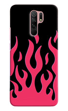 Fire Flames Redmi 9 Prime/Poco M2/M2 reloaded Hard Case Back Cover by Casekaro