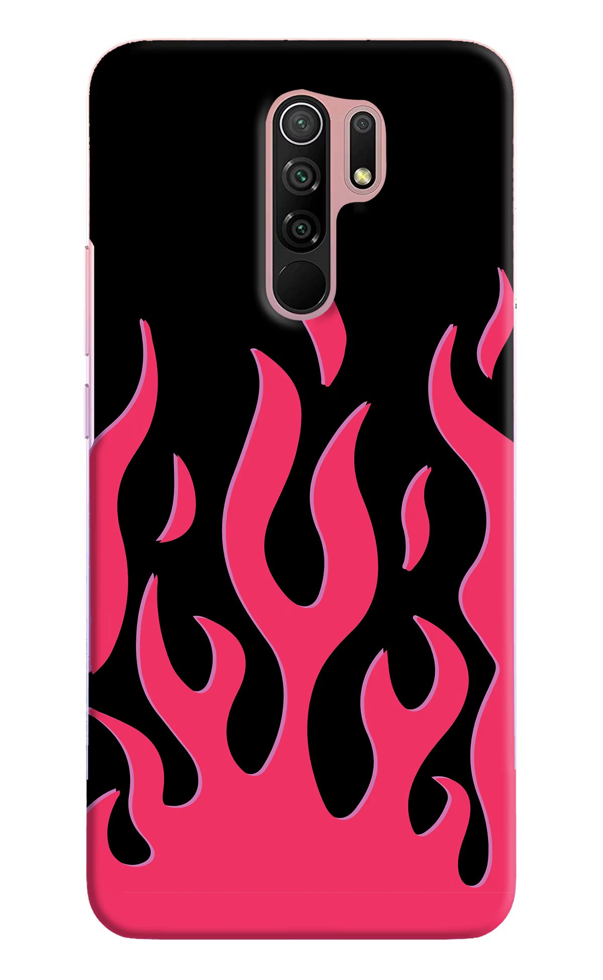 Fire Flames Redmi 9 Prime/Poco M2/M2 reloaded Hard Case Back Cover by Casekaro