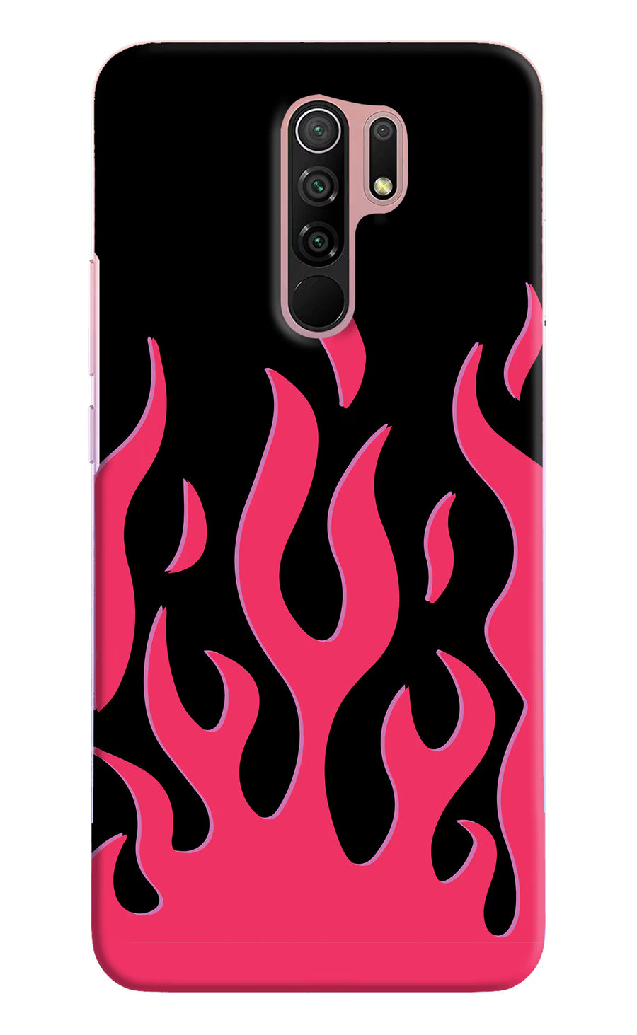 Fire Flames Redmi 9 Prime/Poco M2/M2 reloaded Back Cover, Hard case