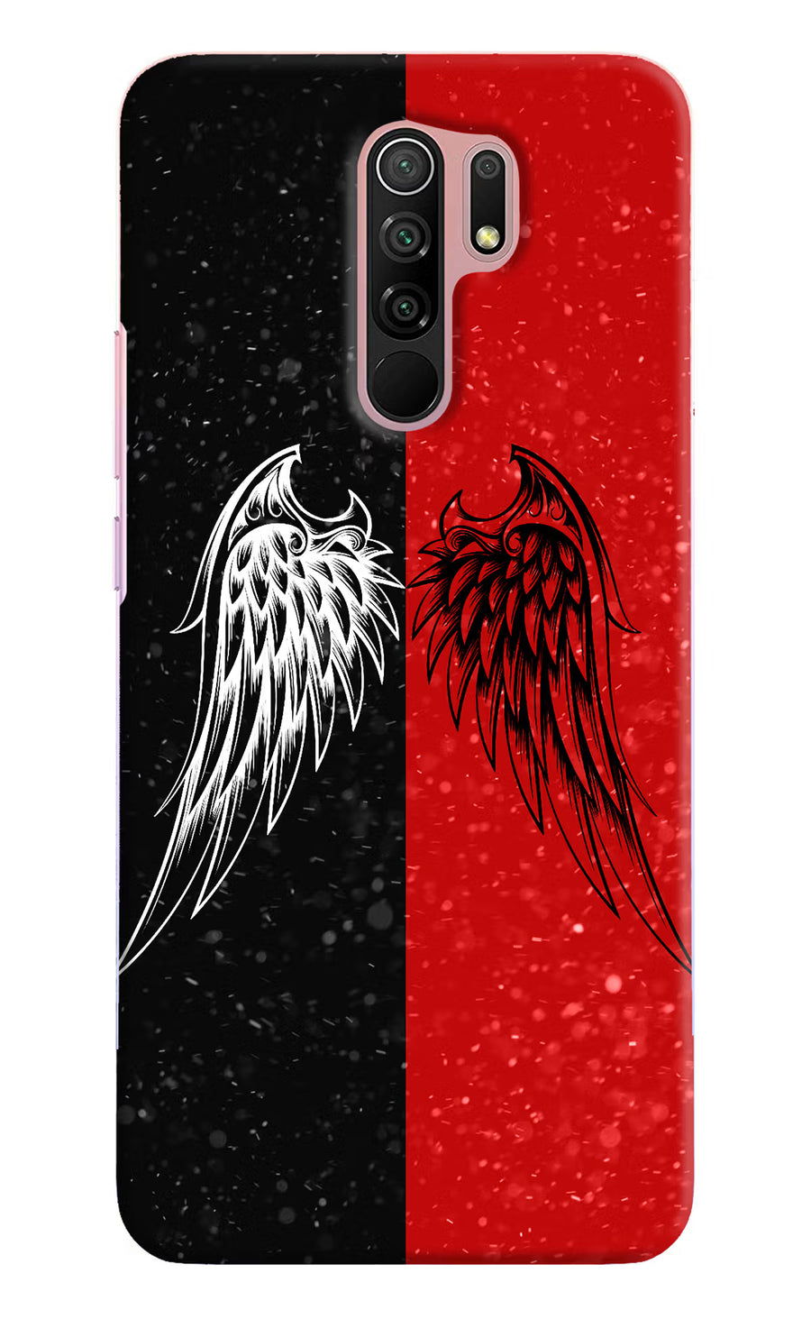 Wings Redmi 9 Prime/Poco M2/M2 reloaded Back Cover, Hard case