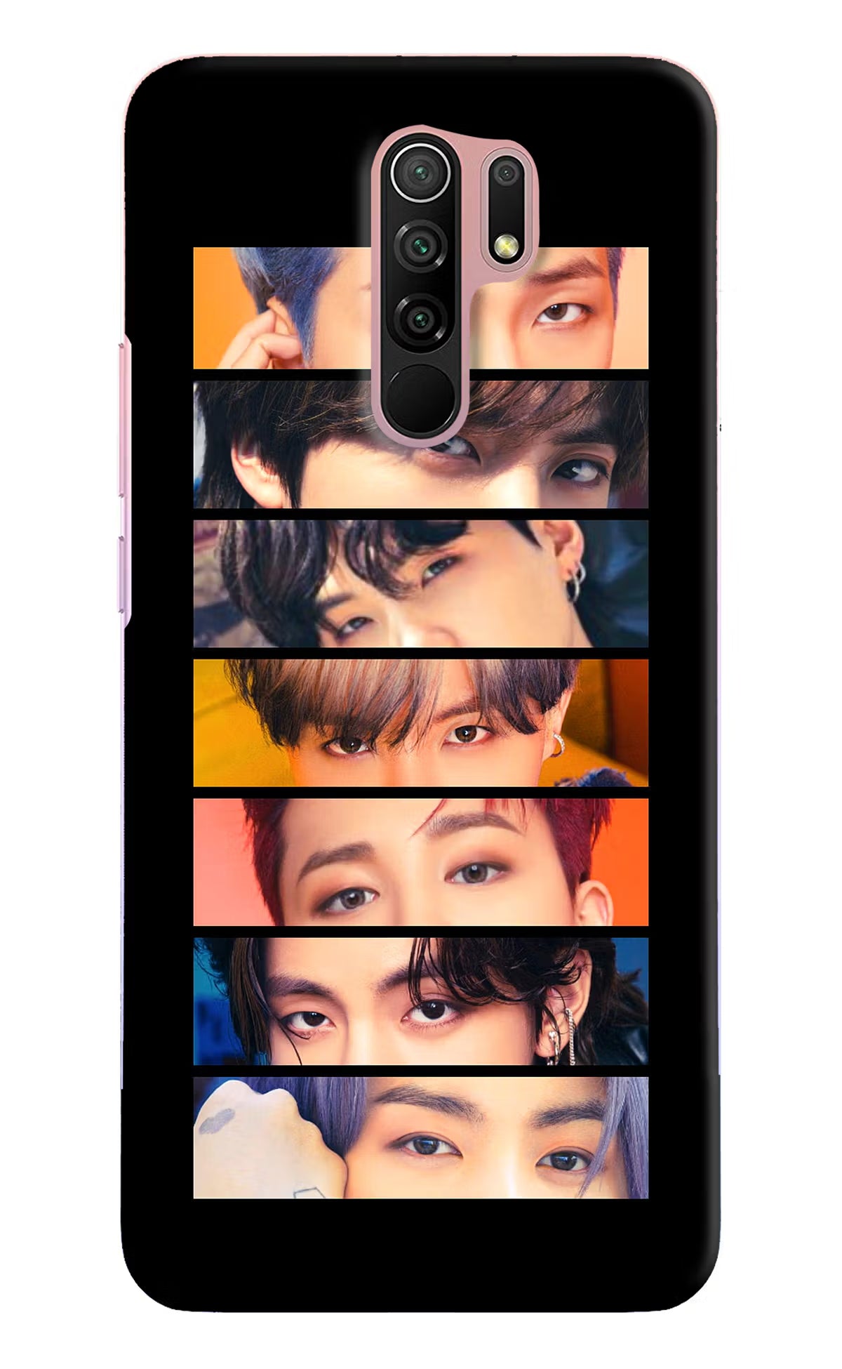 BTS Eyes Redmi 9 Prime/Poco M2/M2 reloaded Hard Case Back Cover by Casekaro