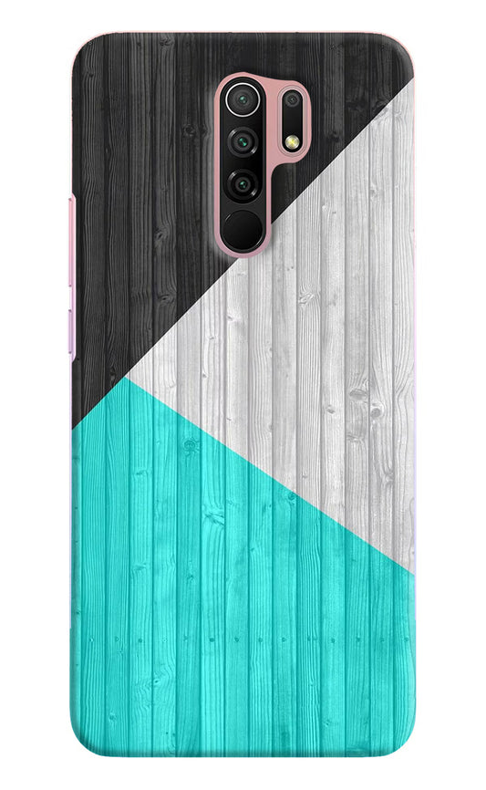 Wooden Abstract Redmi 9 Prime/Poco M2/M2 reloaded Hard Case Back Cover by Casekaro