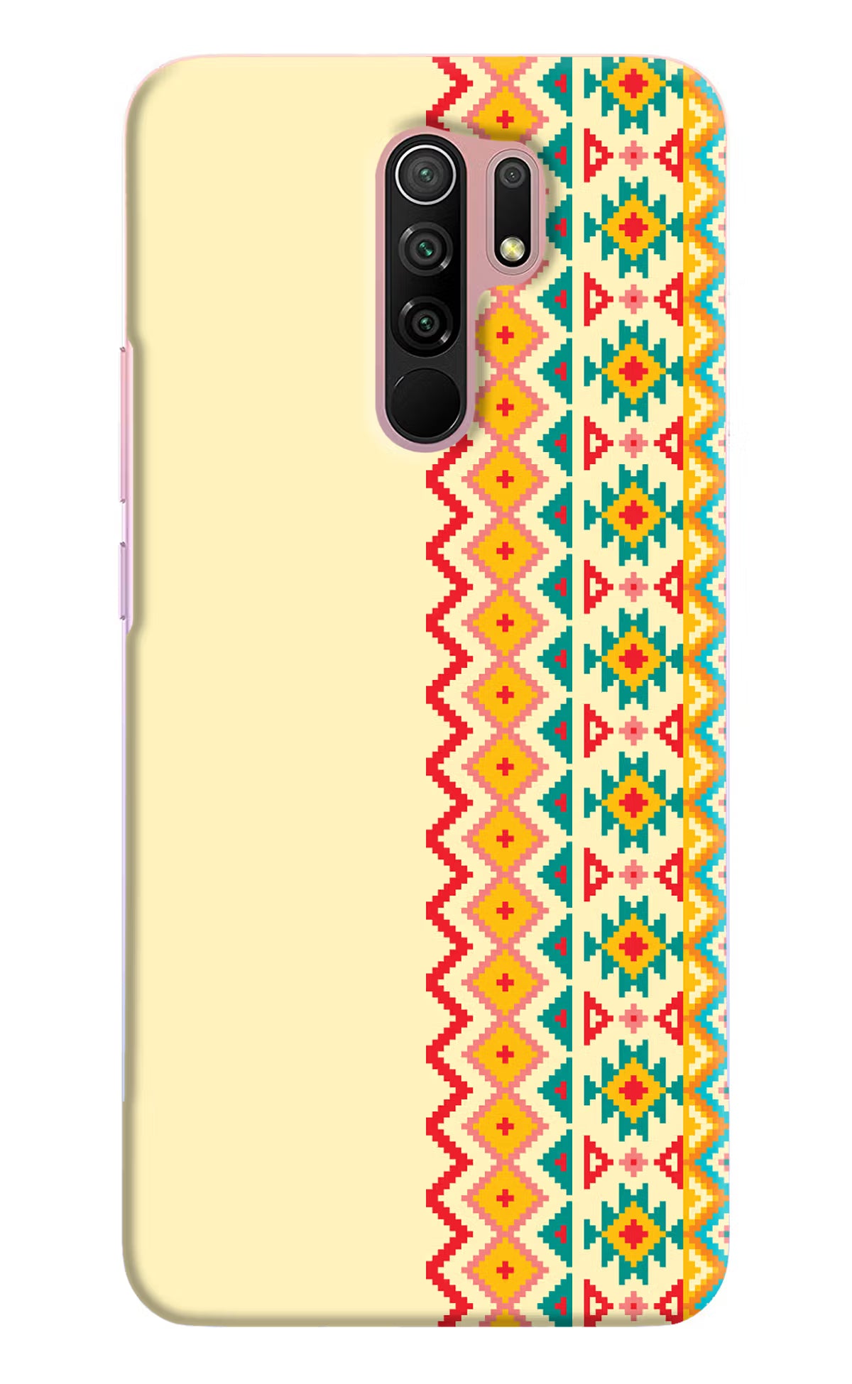 Ethnic Seamless Redmi 9 Prime/Poco M2/M2 reloaded Hard Case Back Cover by Casekaro