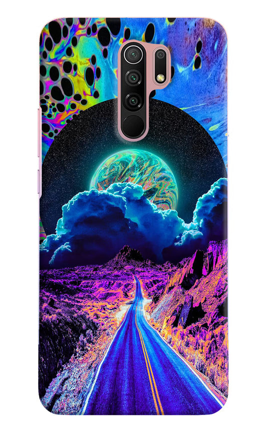 Psychedelic Painting Redmi 9 Prime/Poco M2/M2 reloaded Hard Case Back Cover by Casekaro