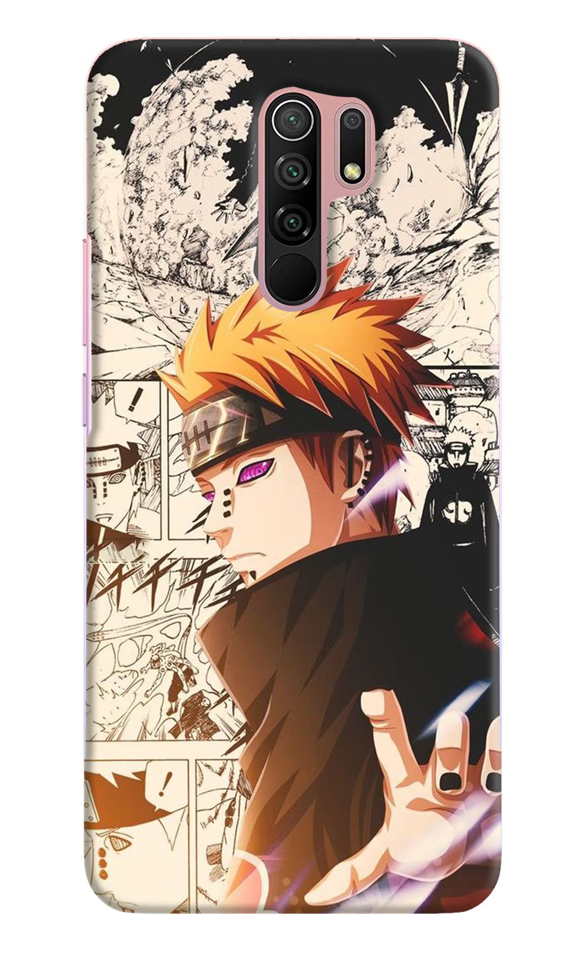 Pain Anime Redmi 9 Prime/Poco M2/M2 reloaded Hard Case Back Cover by Casekaro