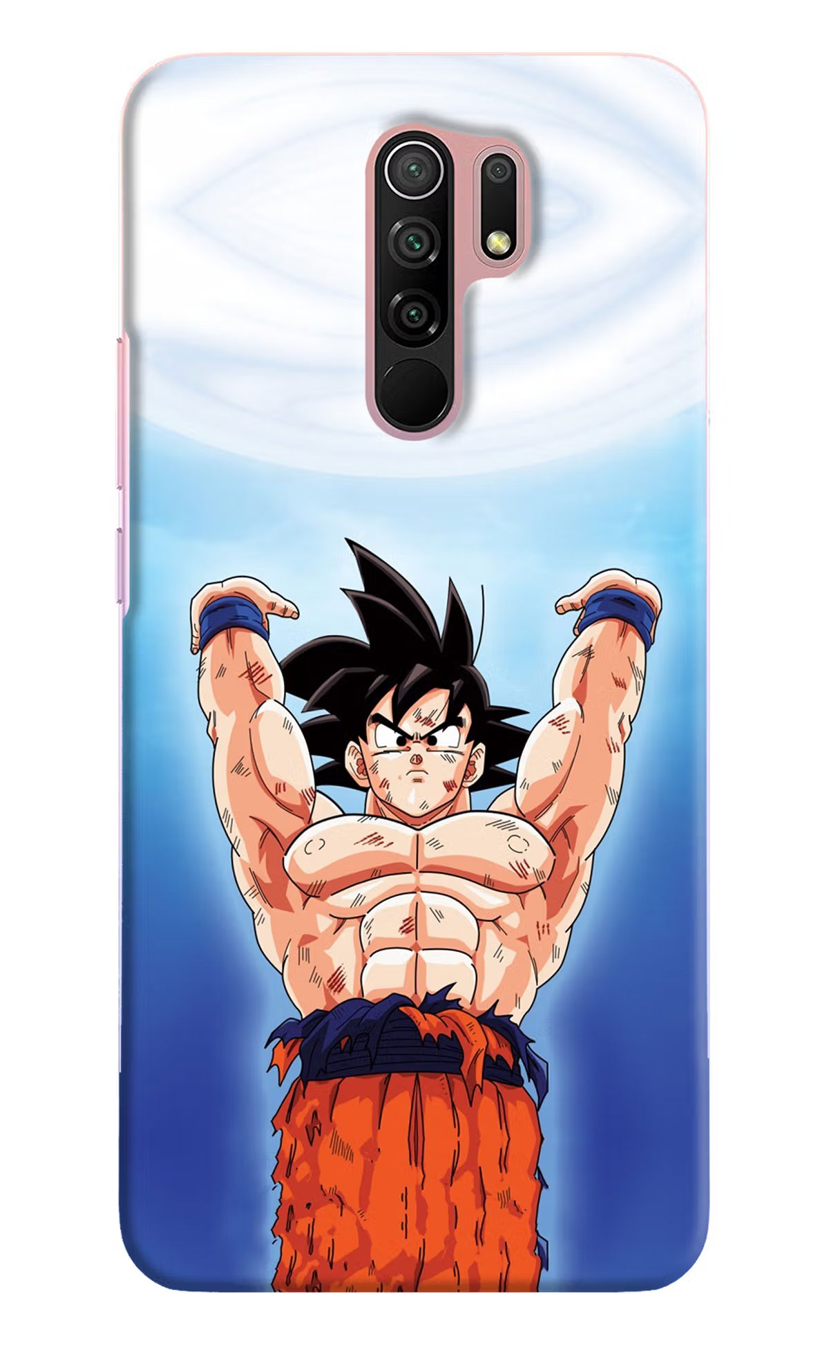 Goku Power Redmi 9 Prime/Poco M2/M2 reloaded Hard Case Back Cover by Casekaro