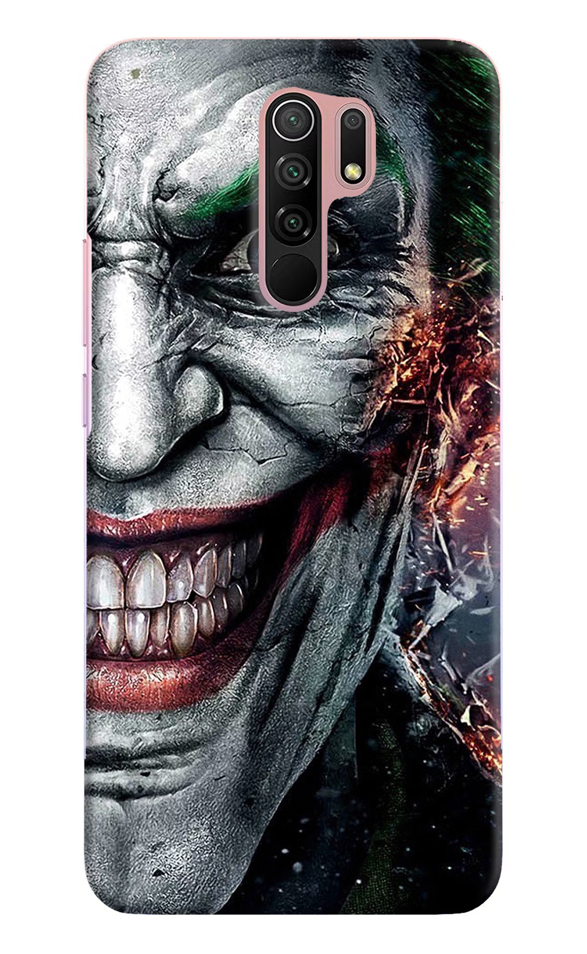 Joker Cam Redmi 9 Prime/Poco M2/M2 reloaded Hard Case Back Cover by Casekaro