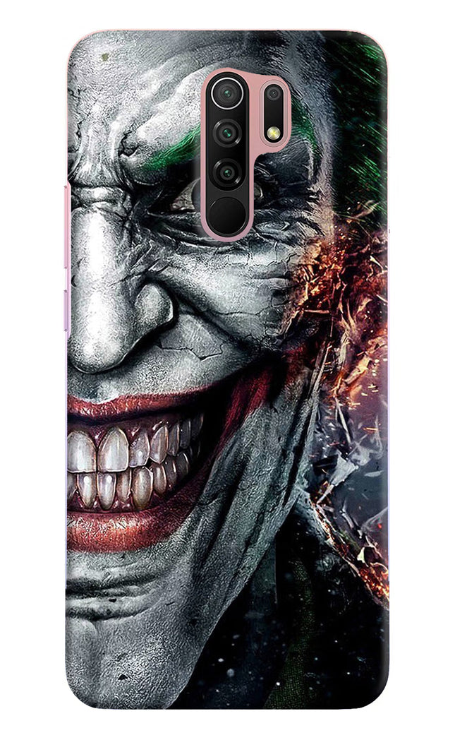 Joker Cam Redmi 9 Prime/Poco M2/M2 reloaded Hard Case Back Cover by Casekaro