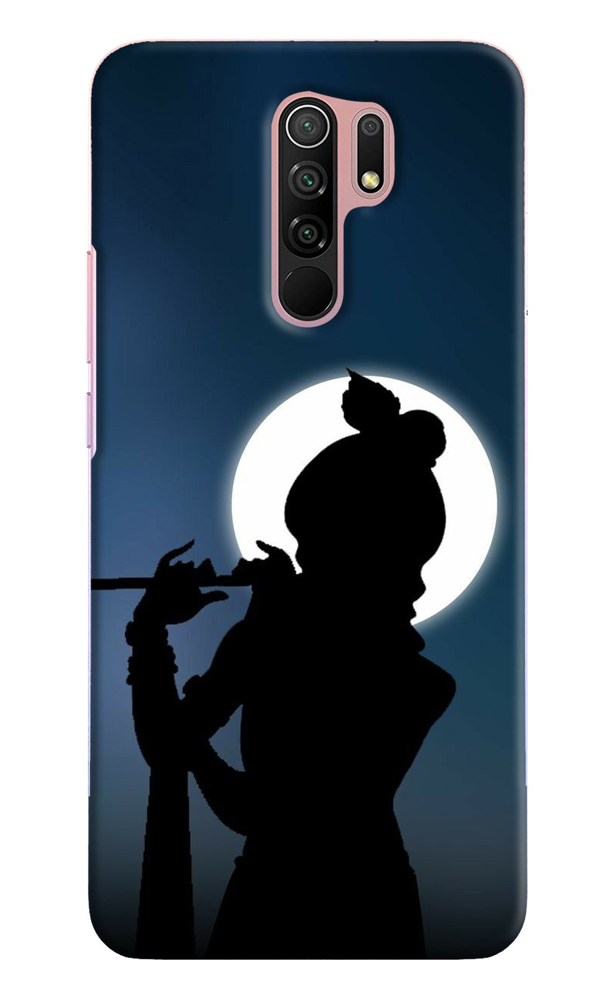 Shri Krishna Silhouette Redmi 9 Prime/Poco M2/M2 reloaded Back Cover