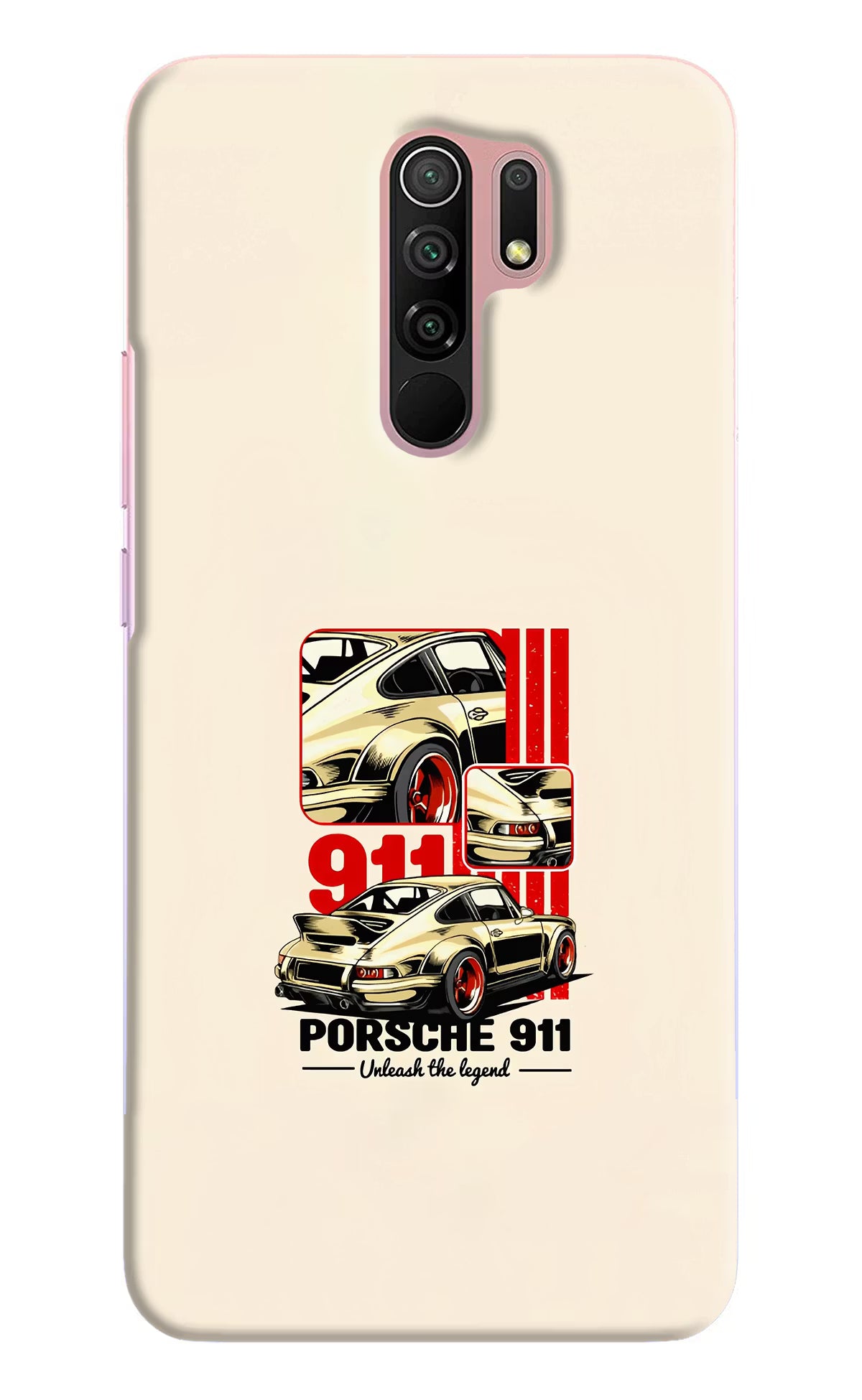 Classic Porsche 911 Redmi 9 Prime/Poco M2/M2 reloaded Hard Case Back Cover by Casekaro