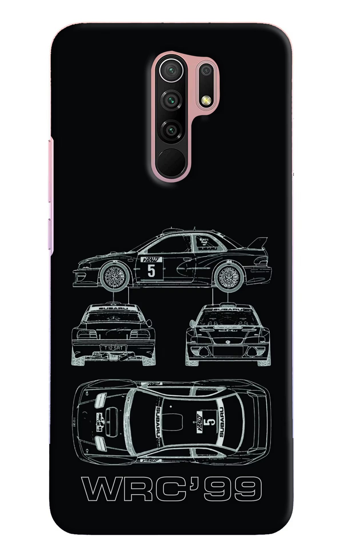 WRC'99 Redmi 9 Prime/Poco M2/M2 reloaded Hard Case Back Cover by Casekaro
